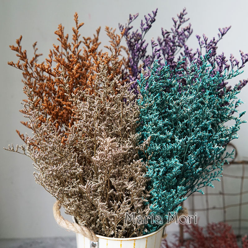 Eucalyptus Preserved - 50g/Korunmuş Sevgililer Günü Çimi Limonium Çiçek