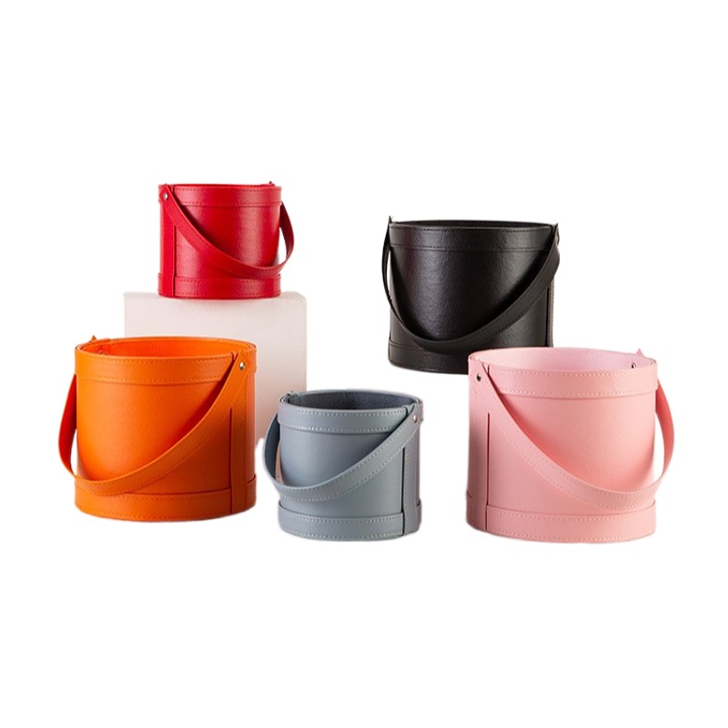 Taşınabilir Deri Yuvarlak Hedi - Florist Supply Buckets incelemesi ve fiyatı